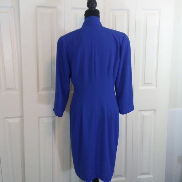 Chaus Vintage Blue Coat Dress - Picture 2 of 6